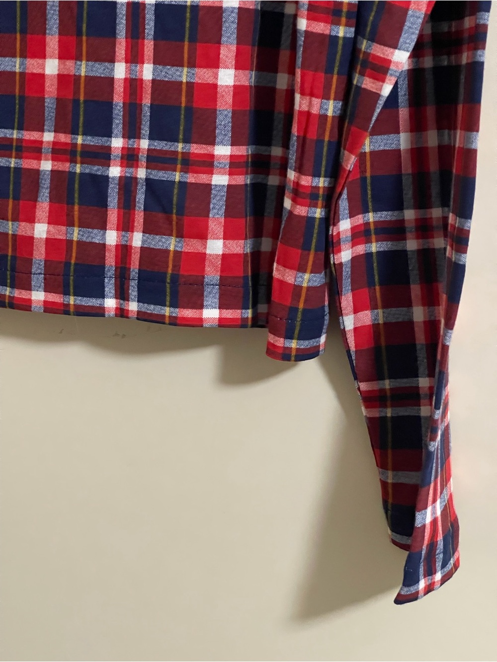 J Crew Long Sleeve Plaid Lightweight Turtleneck Pullover Top Shirt Sz L NWT - Picture 5 of 6